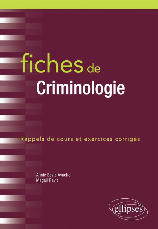 Fiches de Criminologie - cover
