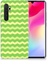 Smartphone hoesje Xiaomi Mi Note 10 Lite TPU Case Waves Green