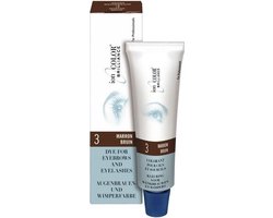 Sinelco Star Looks Kleuring Wenkbrauwen en Wimpers N°3 Natuur Bruin - Verf