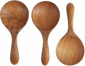 Original Home Lepels Van Teruggewonnen Teak - Set Van 3