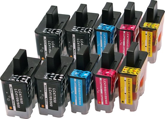 8 X Originale Inchiostro Brother LC-900 DCP-110c DCP-115c DCP-120c DCP 8 X Originale Inchiostro Brother LC-900 DCP-110c DCP-115c DCP-120c DCP