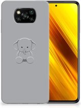 Telefoonhoesje Xiaomi Poco X3 | Poco X3 Pro Hippe Hoesjes Baby Olifant