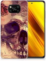 Silicone Back Case Xiaomi Poco X3 | Poco X3 Pro GSM Hoesje Skullhead
