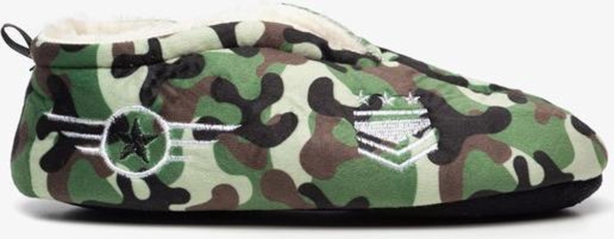 Thu!s kinder pantoffels camouflage - Groen - Maat 30 | bol.com