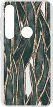 Design Backcover Motorola Moto G8 Plus hoesje - Wild Bladeren