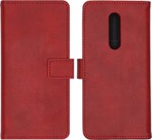 iMoshion Hoesje Geschikt voor OnePlus 8 Hoesje Met Pasjeshouder - iMoshion Luxe Bookcase - Rood