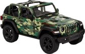 Toys Amsterdam Jeep Military Wrangler 13 Cm 1:34 Die-cast Groen