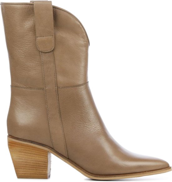 Mace Vrouwen Leer Effen / Laarzen / Damesschoenen M1065 - Taupe - Maat 38 |  bol.com