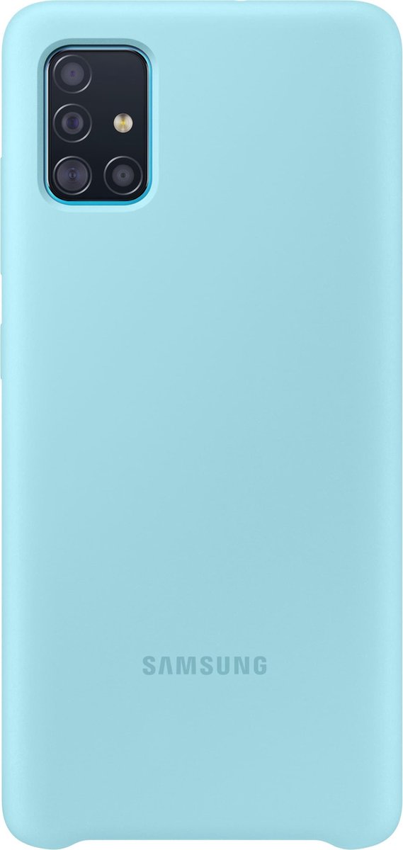 Samsung Silicone Hoesje - Samsung Galaxy A51 - Blauw