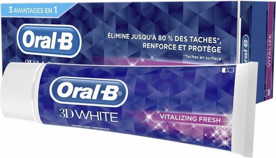 Rijpen dempen vertel het me Oral-B 3D White Vitalize - Voordeelverpakking 12x75 ml - Tandpasta | bol.com