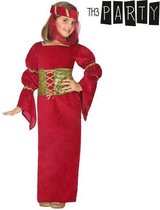 Kostuums voor Kinderen Middeleeuwse Dame Rood