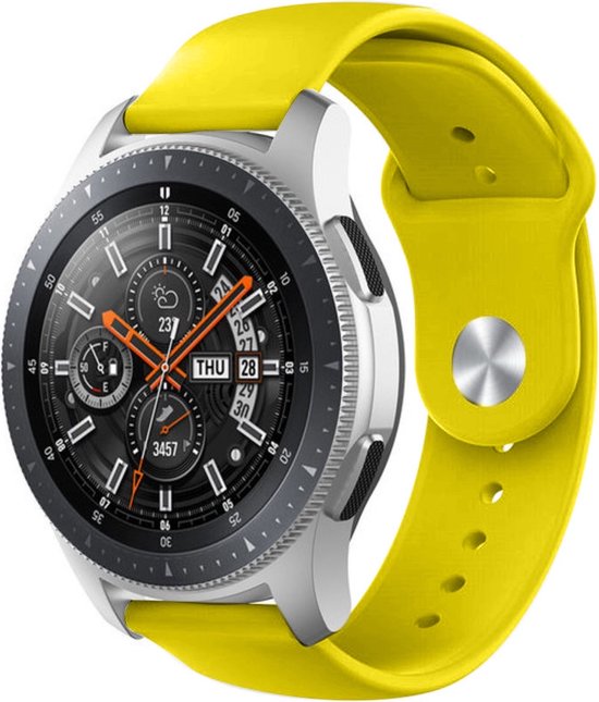 Siliconen Smartwatch bandje Geschikt voor Samsung Galaxy Watch sport band 46mm . bol