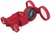 Safari Multifunctioneel Kompas Optic One Junior 9 X 5 Cm Rood