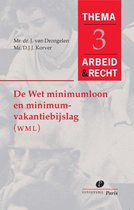 Arbeid&Recht Thema's 3 -   De wet minimumloon en minimumvakantiebijslag (WMM)