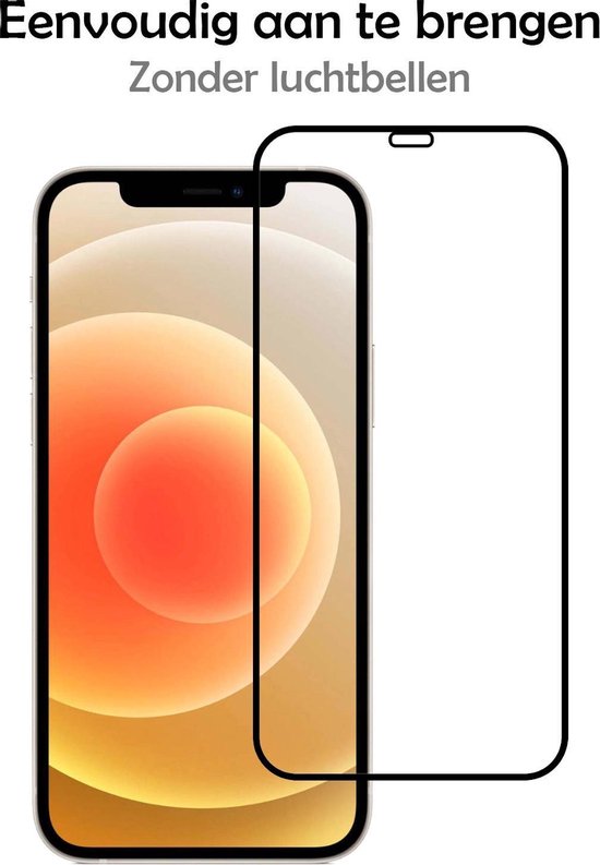 iPhone 12 Mini Protecteur d'écran en Glas Tempered Glass 3D en verre - 3 pièces