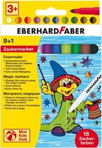 viltstift Eberhard Faber magic marker 9 kleuren en 1 tovermarker EF-551010