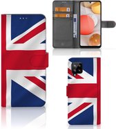 Telefoonhoesje Geschikt voor Samsung Galaxy A42 5G Wallet Book Case Groot-Brittannië