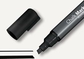 Sigel krijtmarker - beitelpunt 1-5mm - afwasbaar - zwart - SI-GL180