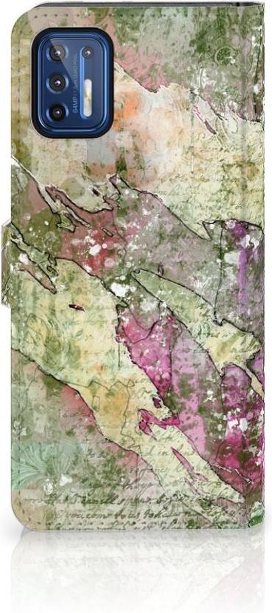Hoesje Motorola Moto G9 Plus Letter Painting