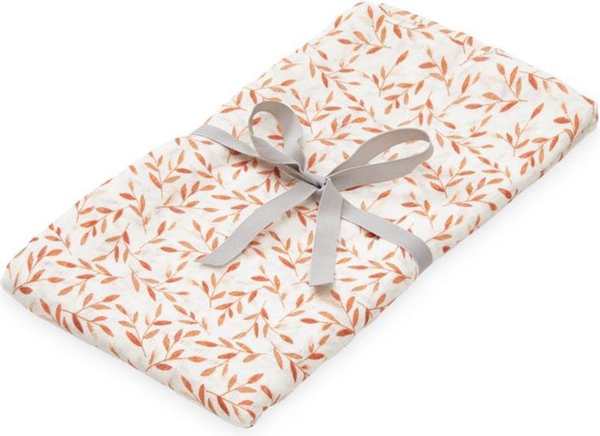Goedkoopste Cam Cam hydrofiele doek XL met print - 120x120 - caramel leaves