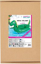 Alert Splash Mega Opblaasbaar Dino Eiland 240x180 cm