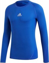 Adidas Alphaskin Shirt Lange Mouw - Royal | Maat: M