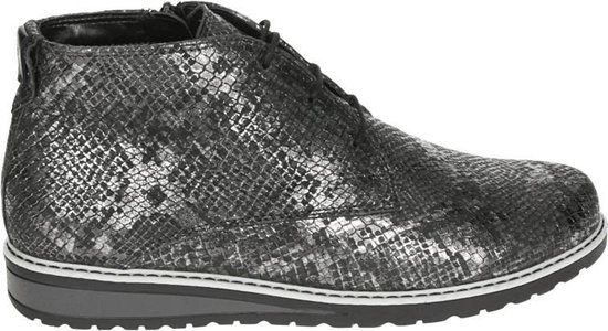 Waldläufer Hoge veterschoen met rits aan beide kanten | Vamos