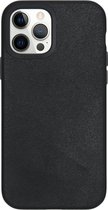 RhinoShield SolidSuit Backcover iPhone 12, iPhone 12 Pro hoesje - Leather Black