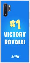 6F hoesje - geschikt voor Samsung Galaxy Note 10 Plus - Transparant TPU Case - Battle Royale - Victory Royale #ffffff