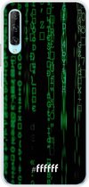 6F hoesje - geschikt voor Honor 9X Pro -  Transparant TPU Case - Hacking The Matrix #ffffff