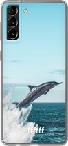 6F hoesje - geschikt voor Samsung Galaxy S21 -  Transparant TPU Case - Dolphin #ffffff