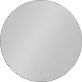 Saqu Circular Ronde Spiegel - met LED Verlichting en Anti-condens - Ø 80 cm - Voorgemonteerd - Badkamerspiegel - Wandspiegel