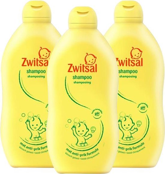 erectie Bestaan gevolgtrekking Zwitsal Baby - Shampoo - 3 x 700ml - Voordeelverpakking | bol.com