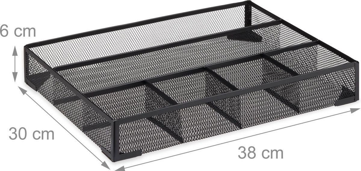 VINGAA Opknoping File Organizer, Klem op Bureau Lade, Bureau Side Storage Hanging, Metal Grid Side Desk Organizer, Gemakkelijk te Instal-College Dorm Home Office Essentials, voor telefoon, Boek