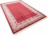 Flycarpets Ahvaz Klassiek Vloerkleed - 160x230cm - Oosters Motief - Rood- Viscose/Bamboe