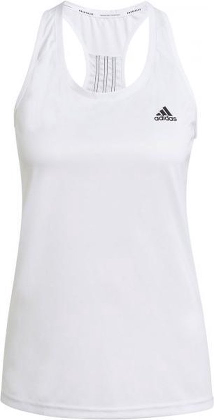 adidas 3-Stripes Sport Tanktop Dames - sportshirts - wit - Vrouwen