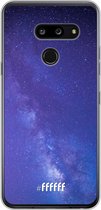 LG G8 ThinQ Hoesje Transparant TPU Case - Star Cluster #ffffff