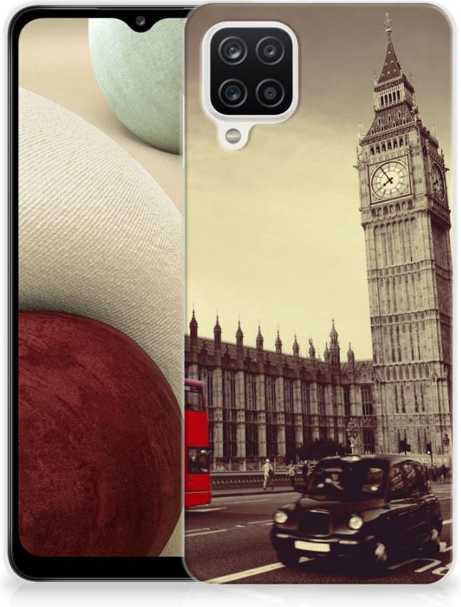 Samsung Galaxy A12 Siliconen Back Cover Londen