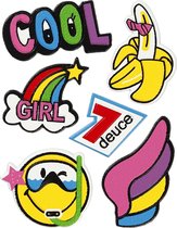Soft Stickers . Cool Girl. 12.2x17.75 cm. 1 vel