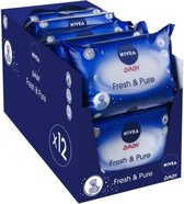 Nivea Fresh & Pure Billendoekjes - 756 babydoekjes - 12 x 63