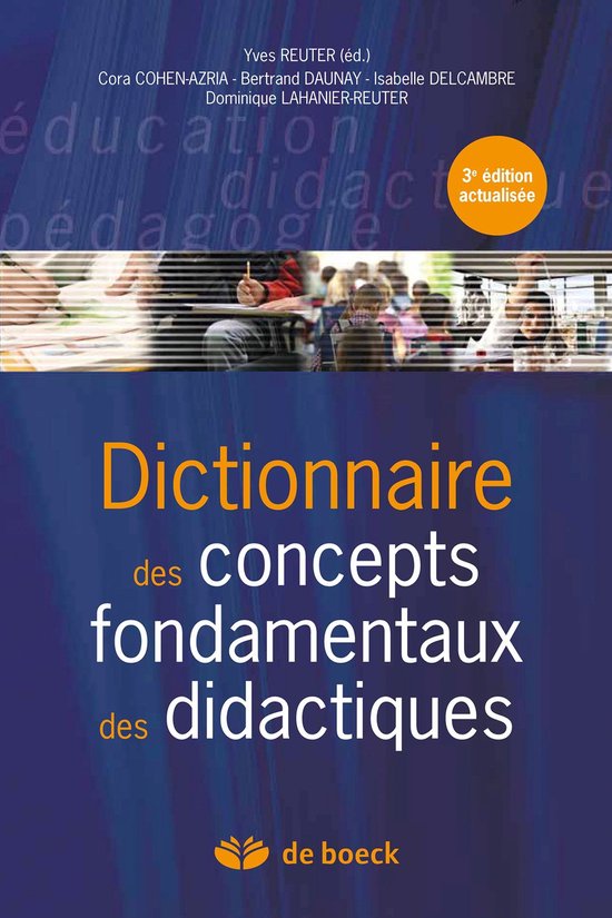 Dictionnaire des concepts fondamentaux aux didactiques - cover
