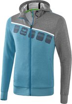 Erima 5-C Trainingsjack - Jassen  - blauw licht - XL