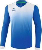 Erima Leeds Shirt Lange Mouw New Royal-Wit Maat L