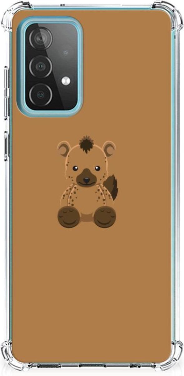 Samsung Galaxy A52 4G/5G Stevig Bumper Hoesje Baby Hyena