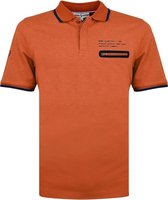 Heren Polo Zomerland - Roest Oranje