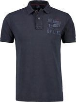 Lerros Korte mouw Polo shirt - 2133248 485 NAVY (Maat: L)