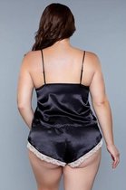 Abby Set - Plus Size - 1XL - Zwart - Sexy Lingerie & Kleding - Lingerie Dames -  Dames Lingerie - Nachtkleding