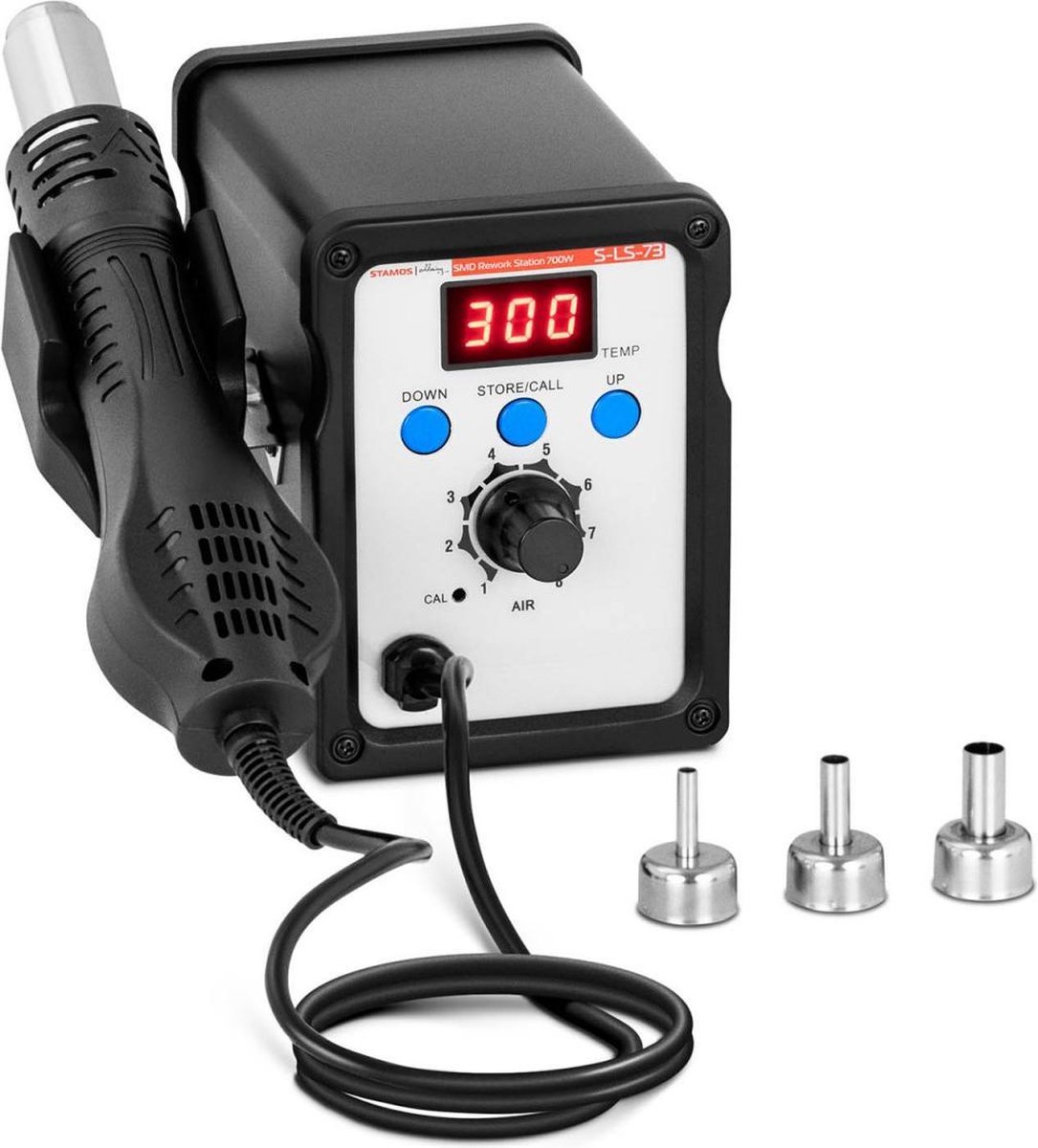 700W 120L/min Kit Pistolet à Air Chaud Station De Soudure Température Réglable 700W 120L/min Kit Pistolet à Air Chaud Station De Soudure Température Réglable
