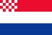 Vlag Nederland met inzet Noord-Brabant vlag 120x180cm