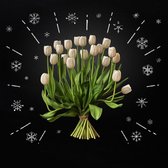 ROYAL VIRGIN – 10 Prachtige witte tulpen met bol by BOLT Amsterdam - Exclusieve kwaliteit - Een origineel cadeau & rechtstreeks van de kweker
